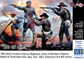 Master Box Ltd. MB3581 Do or die!18th Infantry Regiment of North Carolina.U.S. Civil War Series 1:35