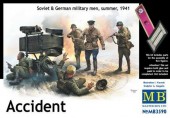 Master Box Ltd. MB3590 Accident. Soviet & German military men, 1:32