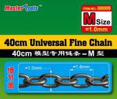 Master Tools 08009 40CM Universal Fine Chain M Size 1.0 mm x 1.8 mm  
