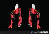 Meng MECHA-002LH Multipurpose Humanoid Decisive Weapon, Artificial Human Evangelion Production Model-02 Ver.1.5 (Radiant Pre-colored Edition)