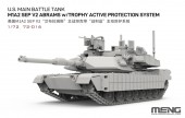 Meng Meng 72-016 U.S. Main Battle Tank M1A2 SEP V2 Abrams w/Trophy Active Protection System 1:72