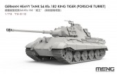Meng 72-010 German Heavy Tank Sd.Kfz.182 King Tiger (Porsche Turret) 1:72
