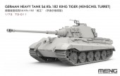 Meng 72-011 German Heavy Tank Sd.Kfz.182 King Tiger (Henschel Turret) 1:72