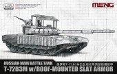 MENG-Model 72-015 Russian Main Battle Tank T-72B3M w/Roof-Mounted Slat Armor 1:72