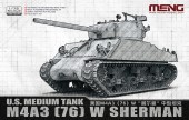 MENG-Model 72-019 U.S. Medium Tank M4A3 (76) W Sherman 1:72