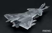 Meng LS-002s Chinese J-20 Stealth Fighter Beast Mode 1:48