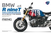 MENG MT-003t BMW R nineT Option 719 Mars Red/Cosmic Blue Pre-colored Edition 1:9