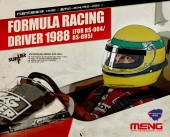 MENG SPS-090s Formula Racing Driver 1988 (Pre-colored Edition, assembled figure) 1:12