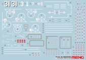 MENG SPS-088 PLA Navy Hainan Marking Decals (For PS-007) 1:700