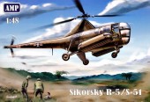 Micro Mir  AMP AMP48002 Sikorsky R-5/S-51 USAF rescue 1:48