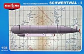 Micro Mir  AMP MM35-016 Schwertwal-I German midget submarine 1:35