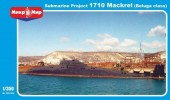 Micro Mir  AMP MM350-024 Soviet submarine Projekt 1710 Mackrel (Beluga class) 1:350