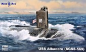 Micro Mir  AMP MM350-036 USS Albacore (AGSS-569) submarine 1:350