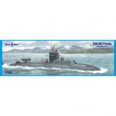 Micro Mir  AMP MM350-039 SSN-683 Parche (late version) submarine 1:350