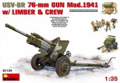 MiniArt 35129 USV-BR 76-mm Gun Mod.1941 w/Limber & Crew 1:35