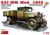 MINIART 35134 1:35 GAZ-MM, Model 1943, Cargo Truck - with 2 figures