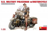 MiniArt 35168 U.S. Military Policeman w/Motorcycle 1:35