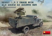 MiniArt 35186 Soviet 1,5 t Truck w/ M-4 Maxim AA Machine Gun 1:35