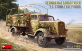 MiniArt 35199 German 3t 4x4 Cargo Truck 3.6-6700A Early Prod 1:35