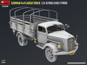 MiniArt 35199 German 3t 4x4 Cargo Truck 3.6-6700A Early Prod 1:35