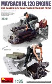 MiniArt 35331 Maybach HL 120 Engine for Panzer III/IV Family w/Repair Crew 1:35