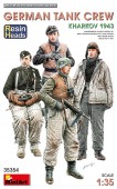 MiniArt 35354 1:35 German Tank Crew.Kharkov 1943. Resin Heads