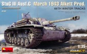 MiniArt 35367 StuG III Ausf. G March 1943 Alkett Prod w/Winter Tracks. Interior Kit 1:35