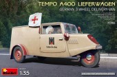 MiniArt 35382 Tempo A400 Lieferwagen. German 3-Wheel Delivery Van 1:35