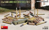 MINIART 35402 1:35 7.5cm PaK40 Ammo Boxes with Shells - Set 2 