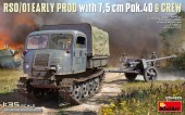 MiniArt 35485 RSO/01 Early Prod. with 7,5 cm Pak.40 & Crew 1:35