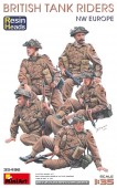 MiniArt 35496 British Tank Riders (NW Europe). Resin Heads 1:35
