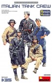 MiniArt 35500 Italian Tank Crew. Resin Heads 1:35