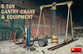 MINIART 35589 1:35 5 Ton Gantry Crane & Equipment