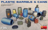 MiniArt 35590 Plastic Barrels & Cans 1:35