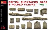 MINIART 35599 1:35 British Rucksacks Bags & Folded Canvas WW2