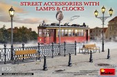 MiniArt 35639 Street Accessories With Lamps & Clocks 1:35