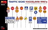 MiniArt 35643 Traffic Signs. Yugoslavia 1990's 1:35
