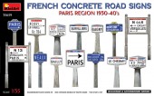 MiniArt 35659 French Concrete Road Signs 1930-40's. Paris Region 1:35