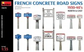 MiniArt 35674 French Concrete Road Signs 1930-40's. North & East 1:35
