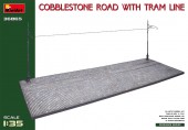 MiniArt 36065 Cobblestone Road w/Tram Line (Injection Mold) 1:35