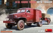 MiniArt 37062 K-51 Radio Truck w/ Trailer 1:35