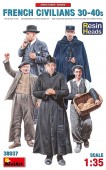 MiniArt 38037 French Civilians '30-'40s. Resin Heads 1:35