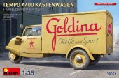 MiniArt 38053 Tempo A400 Kastenwagen 3-Wheel Delivery Box Truck 1:35