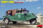 MiniArt 38059 Tempo E400 StahlblechPritsche 3-Wheel Truck 1:35