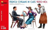 MINIART 38062 1:35 French Civilians in Cafe 1930-40s