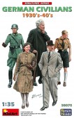 MiniArt 38075 German Civilians 1930-40s. Resin Heads 1:35