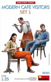 MiniArt 38085 Modern Cafe Visitors Set #1 1:35