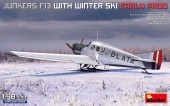 MiniArt 48020 Junkers F13 with Winter Ski. Early Prod 1:48