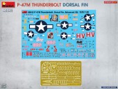 MiniArt 48042 P-47M Thunderbolt. Dorsal Fin. Advanced Kit 1:48