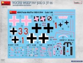 MiniArt 48045 Focke-Wulf Fw 190D-9. JV 44  Sachsenberg Schwarm . Basic Kit 1:48